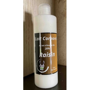 Lait corporel au lait d'ânesse raisin