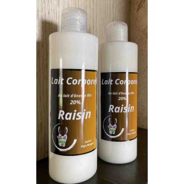 Lait corporel au lait d'ânesse  Raisin X 2